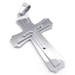Design Profesional, Culoare Strălucitoare, Calitate Stabilă, Pandantiv Cruce Din Titan