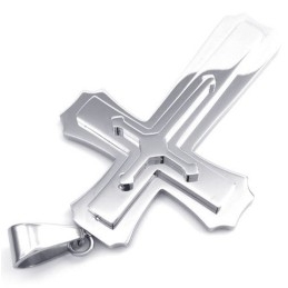 Design Profesional, Culoare Strălucitoare, Calitate Stabilă, Pandantiv Cruce Din Titan