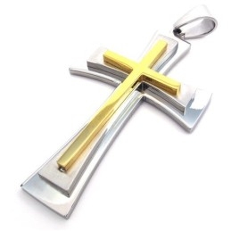 Design Atractiv, Culoare Strălucitoare, Reputație Fiabilă, Pandantiv Cruce Din Titan