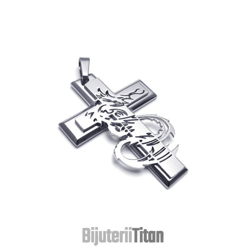 Design Modern, Strălucire A Culorilor Pentru A Avea O Poveste Lungă, Pandantiv Cruce Din Titan Design Modern, Strălucire A Culorilor Pentru A Avea O Poveste Lungă, Pandantiv Cruce Din Titan