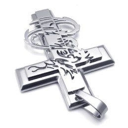 Design Modern, Strălucire A Culorilor Pentru A Avea O Poveste Lungă, Pandantiv Cruce Din Titan