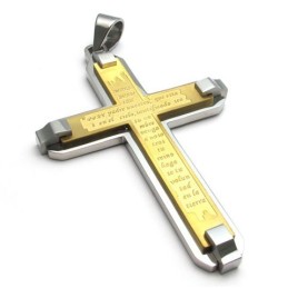 Fabricație Iscusită, Culori Frumoase, Pandantiv Cruce Din Titan De Renume Mondial