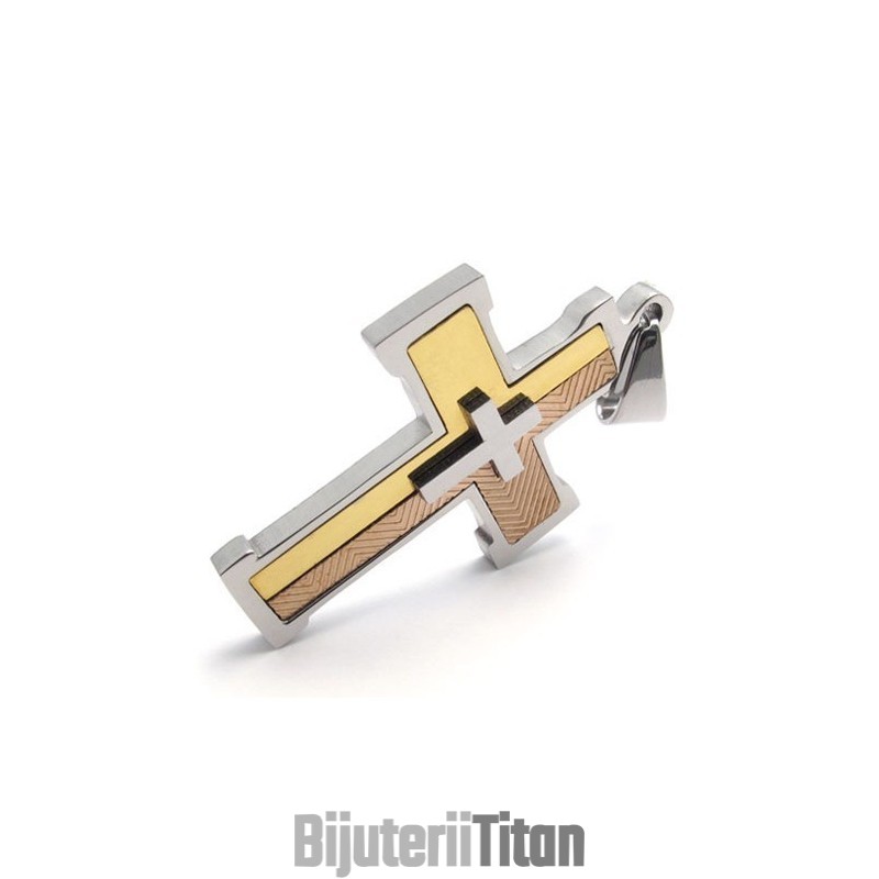 Design Modern, Strălucire A Culorilor Pentru A Câștiga Laude Călduroase Din Partea Clienților, Pandantiv Cruce Din Titan Design Modern, Strălucire A Culorilor Pentru A Câștiga Laude Călduroase Din Partea Clienților, Pandantiv Cruce Din Titan