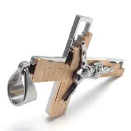 Design Profesional, Strălucire A Culorilor, Pandantiv Cruce Din Titan De Renume Mondial