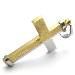 Design Modern, Strălucire A Culorilor Pentru O Reputație De Lungă Durată, Pandantiv Cruce Din Titan
