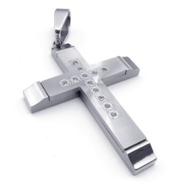 Pandantiv Cruce Din Titan, Formă Elegantă, Culoare Strălucitoare, Calitate Stabilă