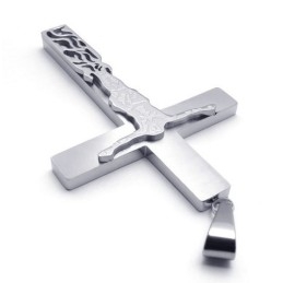 Design Iscusit, Strălucire A Culorilor, Pandantiv Cruce Din Titan, Regina Calității