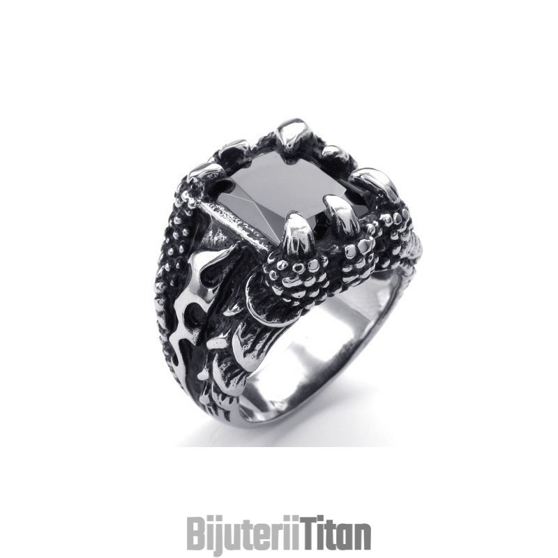 Inel Din Titan Cu Design Luxuriant, Culori Delicate, Calitate Stabilă