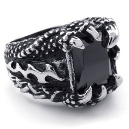 Inel Din Titan Cu Design Luxuriant, Culori Delicate, Calitate Stabilă