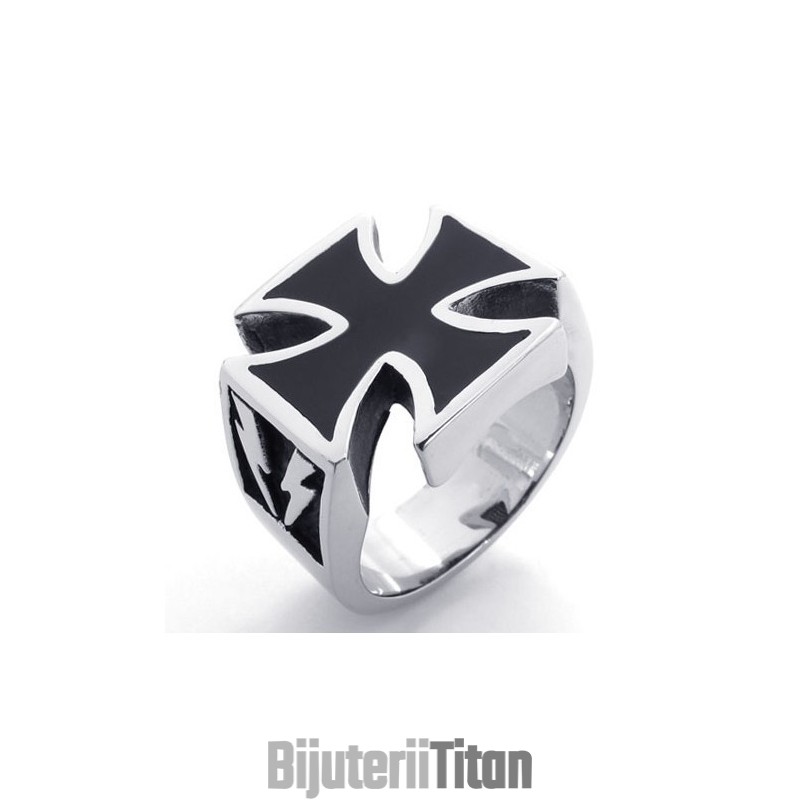 Inel Din Titan De Calitate Superioară, Formă Elegantă, Culoare Strălucitoare