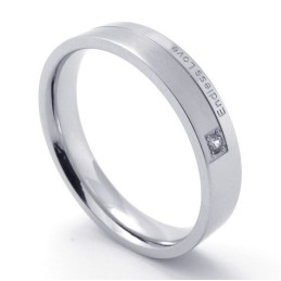 Inel Din Titan De Calitate Stabilă, Formă Elegantă, Culoare Strălucitoare