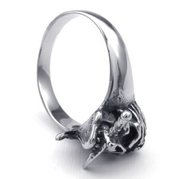 Inel De Titan Cu Design Profesional, Culori Delicate, Calitate Stabilă